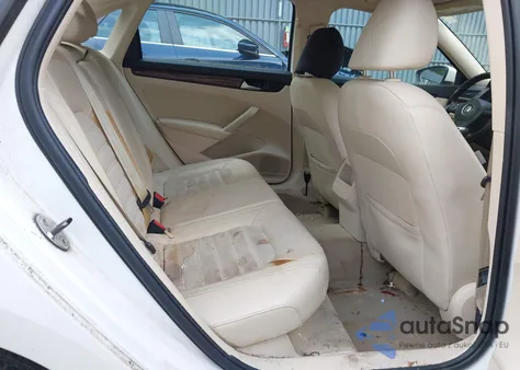 2012 Volkswagen Passat 2.5L Sel Premium из США, поврежденный, VIN 1VWCP7A35CC043369